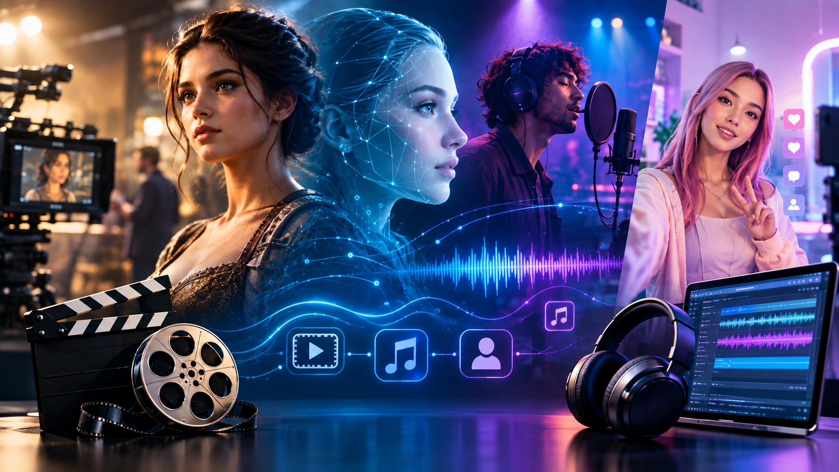 AI in Entertainment: How AI Actors, Virtual Influencers and Music Are Being Reshaped in 2026